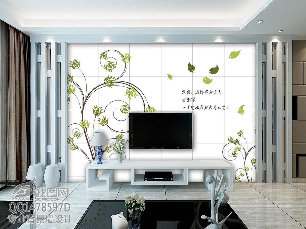 手繪電視背景,手繪電視背景，小巷深處的藝術之旅