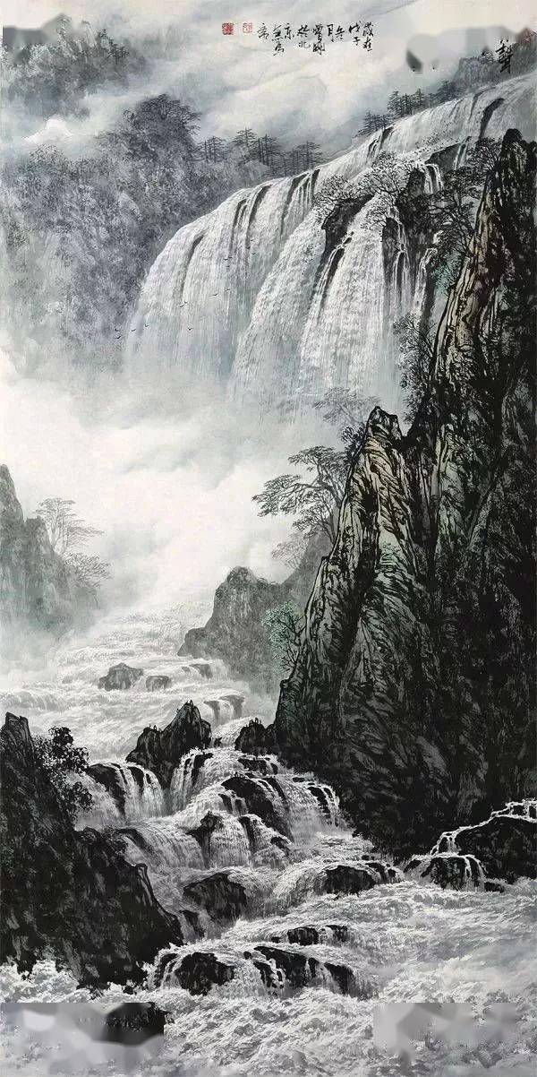 曾剛最新山水作品,曾剛最新山水作品，驚艷心靈的藝術之旅