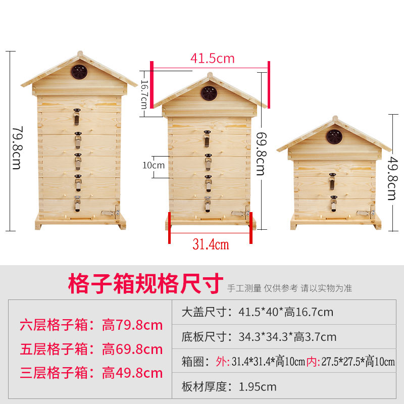 最新中蜂格子箱尺寸揭秘，探索蜜蜂的秘密，感受友情的溫暖